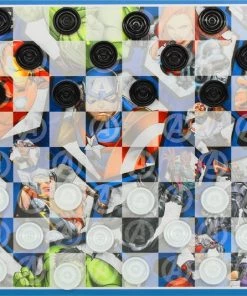 Marvel Avengers - 4-in-1 Spellendoos - Molenspel - Dammen - Ludo (Mens-Erger-Je-Niet) - Slangen & Ladders - Bordspel Verzameling - Game Compendium -klassieke-spellen Winkel 550x534 1