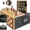 Sincer Magnetisch Schaakbord Met Staunton Schaakstukken 2 EXTRA Koninginnen Inclusief E-book Met Schaakregels - Houten Handgemaakte Schaakset/Schaakspel Voor Volwassenen GROOT FORMAAT Van 39x39cm -klassieke-spellen Winkel 550x535 1