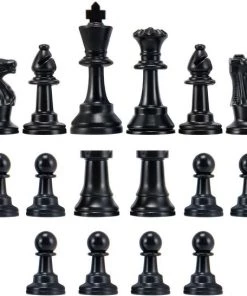 Merkloos Schaakstukken | Speelstukken | Plastic Schaakstukken | Schaken | Plastic | 96 Mm -klassieke-spellen Winkel 550x546 4