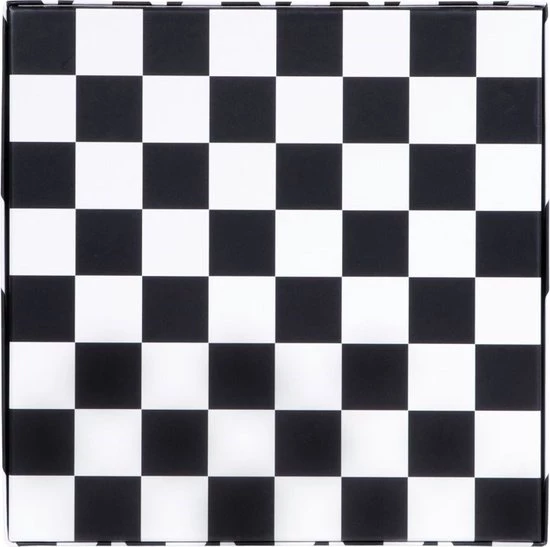 SENZA Schaakspel - Inclusief Opbergzakjes - Compact - Zwart/Wit 6 SENZA Schaakspel - Inclusief Opbergzakjes - Compact - Zwart/Wit - Afbeelding 4