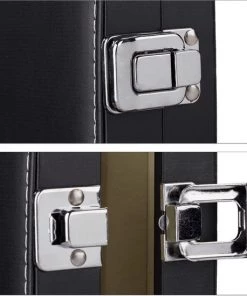 Relaxdays Backgammon Koffer - Bordspel - Tric Track - Strategiespel - Triktrak - Zwart -klassieke-spellen Winkel 550x549 11