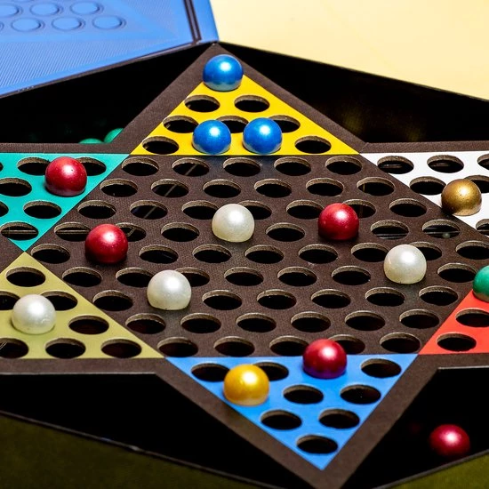 Gentlemens Hardware Chinese Checkers Authentiek Chinees Damspel Strategisch Spel Voor 2 Tot 6 Spelers 7 Gentlemens Hardware Chinese Checkers Authentiek Chinees Damspel Strategisch Spel Voor 2 Tot 6 Spelers - Afbeelding 5