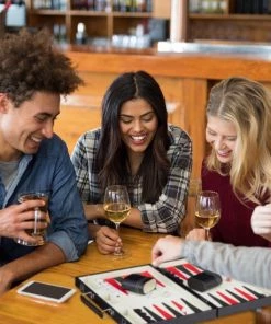 Relaxdays Backgammon Koffer - Bordspel - Tric Track - Strategiespel - Triktrak - Zwart -klassieke-spellen Winkel 550x550 132