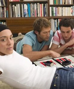 Relaxdays Backgammon Koffer - Bordspel - Tric Track - Strategiespel - Triktrak - Zwart -klassieke-spellen Winkel 550x550 133