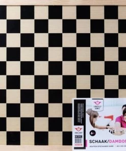 Longfield Games Schaak/dambord. Afm. 40 X 40 Cm. Verpakt In Shrink -klassieke-spellen Winkel 550x550 16