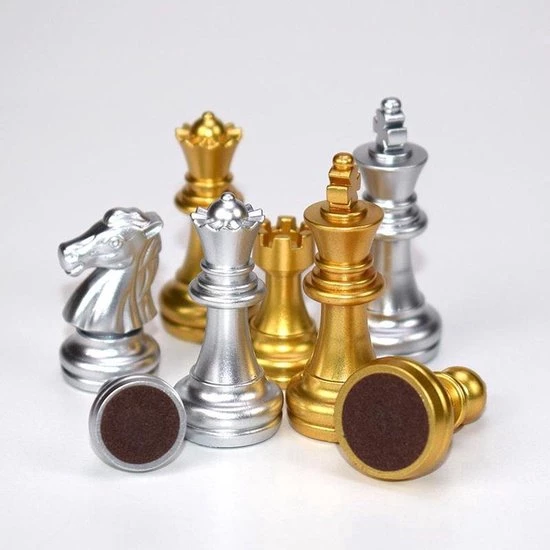 Chess Schaakset -Opklapbaar-Groot Formaat-360mm * 360mm * 20mm Incl. Uitgebreide Handleiding Schaakspel ,Schaakbord Met Schaakstukken Magnetisch 4 Chess Schaakset -Opklapbaar-Groot Formaat-360mm * 360mm * 20mm Incl. Uitgebreide Handleiding Schaakspel ,Schaakbord Met Schaakstukken Magnetisch - Afbeelding 2
