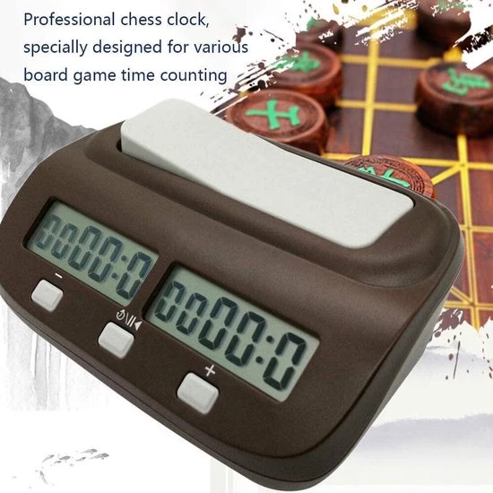 Chessmaster Schaakklok - Officieel - Digitaal - Vele Opties 6 Chessmaster Schaakklok - Officieel - Digitaal - Vele Opties - Afbeelding 4