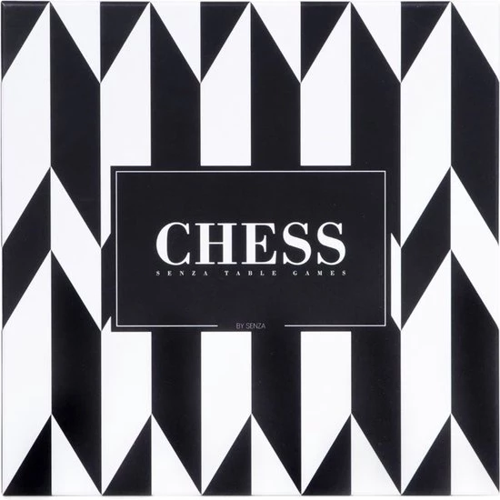 SENZA Schaakspel - Inclusief Opbergzakjes - Compact - Zwart/Wit 8 SENZA Schaakspel - Inclusief Opbergzakjes - Compact - Zwart/Wit - Afbeelding 6