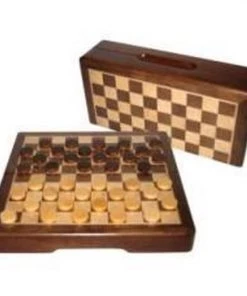 HOT Games Damcassette Magnetisch Notenhout Ingelegd 20x10cm -klassieke-spellen Winkel 550x550 193