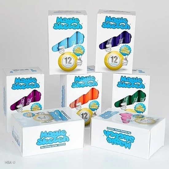 6996.02 Bingostiften 12 Stuks - Kleur: Rood 3 6996.02 Bingostiften 12 Stuks - Kleur: Rood