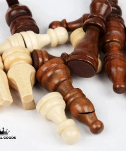 ROYAL GOODS RG Internationaal Schaakbord - Schaken - Schaakspel - Schaakset - Houten Schaakbord Met Schaakstukken - Schaakborden - Chess Board - Chess - Chess Set -klassieke-spellen Winkel 550x550