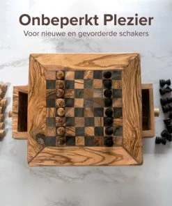 HappyWoods Schaakbord Klein – Schaakspel – Spellen – Spellen Voor Volwassenen – Bordspellen – 100% Natuurlijk Olijfhout 14 HappyWoods Schaakbord Klein – Schaakspel – Spellen – Spellen Voor Volwassenen – Bordspellen – 100% Natuurlijk Olijfhout -klassieke-spellen Winkel 550x550 278