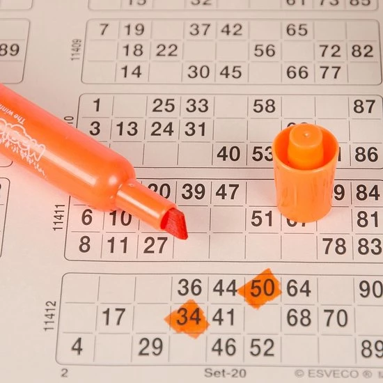 6996.01 Bingostiften 12 Stuks - Kleur: Oranje 9 6996.01 Bingostiften 12 Stuks - Kleur: Oranje - Afbeelding 7