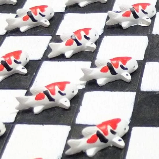 MadDeco - UNIEK - Dambord - Koi - Karper - Damspel - Koikarper - Polystone 3 MadDeco - UNIEK - Dambord - Koi - Karper - Damspel - Koikarper - Polystone