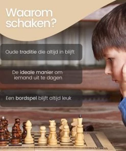 No Peak Schaakspel - Schaakset - Schaakbord Met Schaakstukken - Inclusief E-Book - Magnetisch - Inklapbaar -klassieke-spellen Winkel 550x550 335