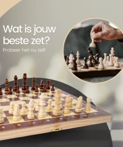 No Peak Schaakspel - Schaakset - Schaakbord Met Schaakstukken - Inclusief E-Book - Magnetisch - Inklapbaar -klassieke-spellen Winkel 550x550 337