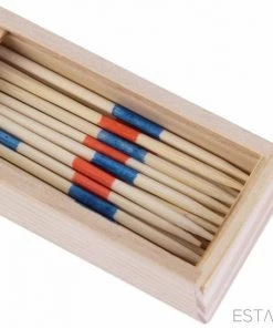 ESTARK Mikado Spel - Houten Mikado Game - Luxe Edition - 42-delig - In Houten Kistje - Met Spelregels - 20CM - Spel Houten Stokjes - Gezelschapsspel - MIKADO -klassieke-spellen Winkel 550x550 373