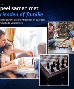 Fortecom Premium Schaakbord Met Co Rdinaten - 2 Extra Dames - 100% Houten Schaakset - 38 Cm - Magnetisch - Inclusief Schaakstukken - Chess Set Schaakborden Schaken Schaak Schaakspellen -klassieke-spellen Winkel 550x550 46