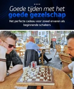 Fortecom Premium Schaakbord Met Co Rdinaten - 2 Extra Dames - 100% Houten Schaakset - 38 Cm - Magnetisch - Inclusief Schaakstukken - Chess Set Schaakborden Schaken Schaak Schaakspellen -klassieke-spellen Winkel 550x550 47