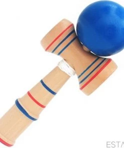 ESTARK® Kendama - Jumbo Kendama - Natural Beech Wood - Blauwe Houten LUXE Kendama 17 X 7 Cm - Kendama -klassieke-spellen Winkel 550x560 6