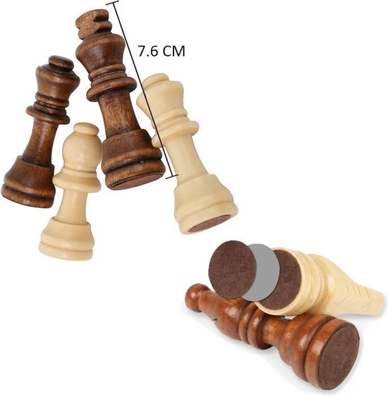 Merkloos Magnetisch Schaakbord Met Schaakstukken - Schaakset - Schaakspel - Co Rdinaten- Opklapbaar - 39 X 39 Cm 10 Merkloos Magnetisch Schaakbord Met Schaakstukken - Schaakset - Schaakspel - Co Rdinaten- Opklapbaar - 39 X 39 Cm - Afbeelding 8