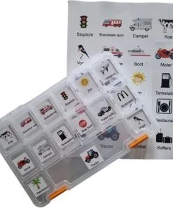 LBM 2x Vakantie Bingo - Alles Wat Je Onderweg Of Tijdens Je Vakantie Tegen Kan Komen - 20 Stickers