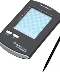 Merkloos Schaakcomputer | 8 In 1 Spelcomputer | Draagbaar | Zelfstudie Programma | Dammen | 4 Op Een Rij | Reversi