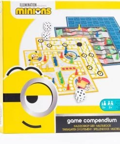 Minions - Verschrikkelijke Ikke - 4-in-1 Spellendoos - Ladderspel - Molenspel - Dammen - Ludo Mens-Erger-Je-Niet) - Bordspel) -klassieke-spellen Winkel 550x583