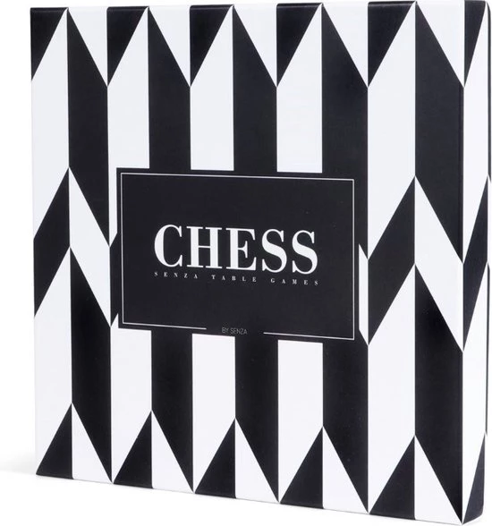 SENZA Schaakspel - Inclusief Opbergzakjes - Compact - Zwart/Wit 7 SENZA Schaakspel - Inclusief Opbergzakjes - Compact - Zwart/Wit - Afbeelding 5