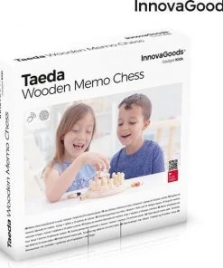 Houten Memory Schaken Taeda InnovaGoods 26 Onderdelen 13 Houten Memory Schaken Taeda InnovaGoods 26 Onderdelen -klassieke-spellen Winkel 550x589 2