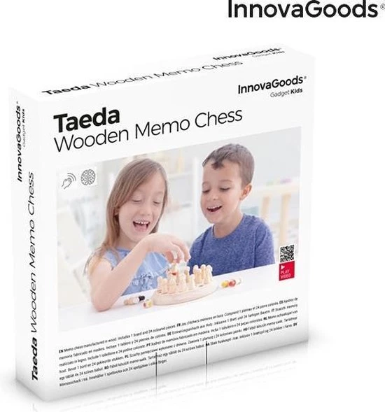 Houten Memory Schaken Taeda InnovaGoods 26 Onderdelen 8 Houten Memory Schaken Taeda InnovaGoods 26 Onderdelen - Afbeelding 6