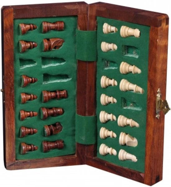 Longfield Schaakset Magnetisch/Opklapbaar - 13 X 25 Cm 8 Longfield Schaakset Magnetisch/Opklapbaar - 13 X 25 Cm - Afbeelding 6