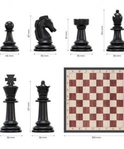 Woodley Magnetisch Schaakbord Met Schaakstukken - Schaakspel - Schaakset - Chess Set - Schaken - Schaak - Hout - Opklapbaar -klassieke-spellen Winkel 550x611
