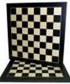 Hotsports Schaakbord Zwart/ahorn Ingelegd V.55mm.52cm