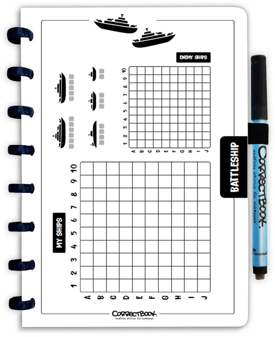 Correctbook Forever Gamebook - Uitwisbaar / Whiteboard Spelletjesboek 4 Correctbook Forever Gamebook - Uitwisbaar / Whiteboard Spelletjesboek - Afbeelding 2