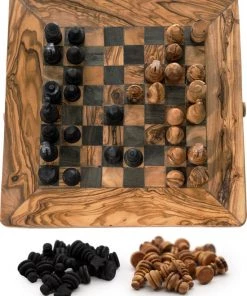 HappyWoods Schaakbord Klein – Schaakspel – Spellen – Spellen Voor Volwassenen – Bordspellen – 100% Natuurlijk Olijfhout 18 HappyWoods Schaakbord Klein – Schaakspel – Spellen – Spellen Voor Volwassenen – Bordspellen – 100% Natuurlijk Olijfhout -klassieke-spellen Winkel 550x691 1