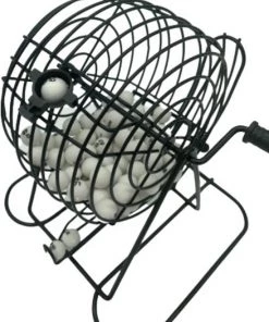 Kyto Games - Bingo Spel - Bingomolen - Bingoballen - Bingo Kaarten - Fiches - Spelbord - Bingo Molen - Metaal - Lotto Kinderspel -klassieke-spellen Winkel 550x698 1