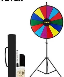 Vevor? Vevor Rad Van Fortuin - Gezelschapsspel - Opvouwbaar - Rad Van Fortuin Draaiwiel - 46 Cm