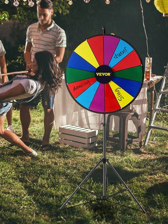 Vevor? Vevor Rad Van Fortuin - Gezelschapsspel - Opvouwbaar - Rad Van Fortuin Draaiwiel - 46 Cm 8 Vevor? Vevor Rad Van Fortuin - Gezelschapsspel - Opvouwbaar - Rad Van Fortuin Draaiwiel - 46 Cm - Afbeelding 6