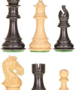 Raindroptime.com Schaakstukken Bruidspaard Geëboniseerd (koning 95mm - Maat 6)