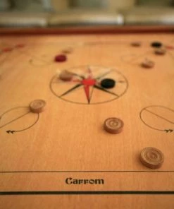 New Carrom, ECO Hardhout, Compact - Carrom Spel -klassieke-spellen Winkel 550x825 28